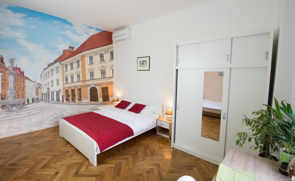 B&B Vila Teslova Ljubljana Eksteriør billede